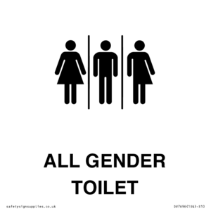 Female, Male and Non-gender specific